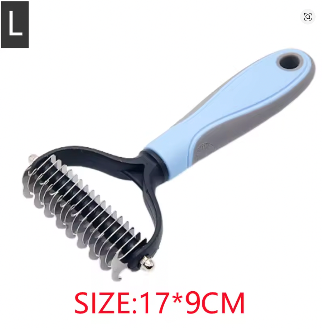 Professional Dog Hair Fur Comb Brush