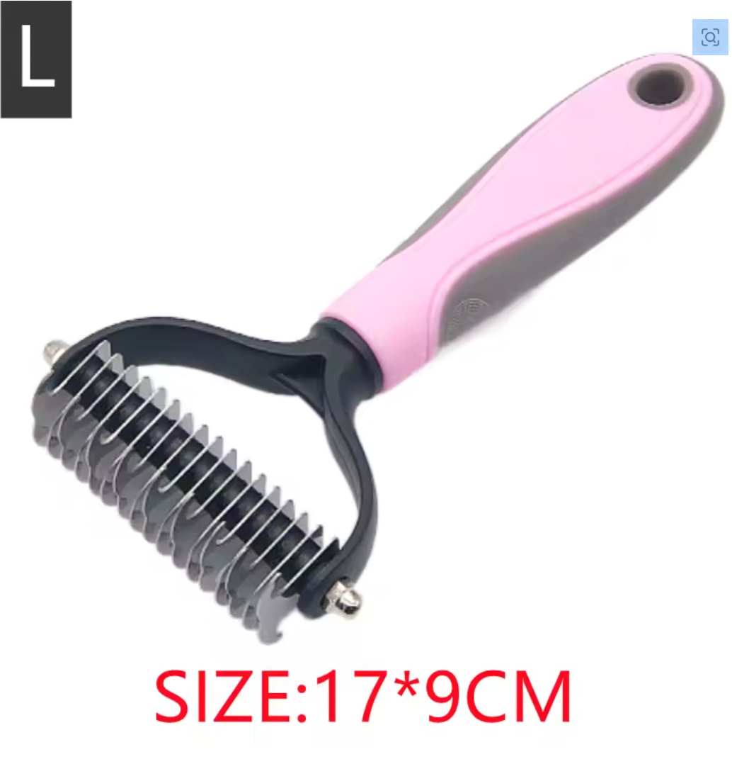Professional Dog Hair Fur Comb Brush