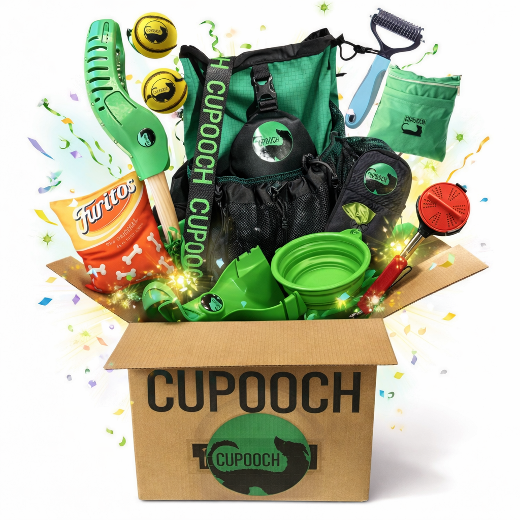 CuPooch Mystery Box - Birthday Dog Gift - Walk, Play, Love
