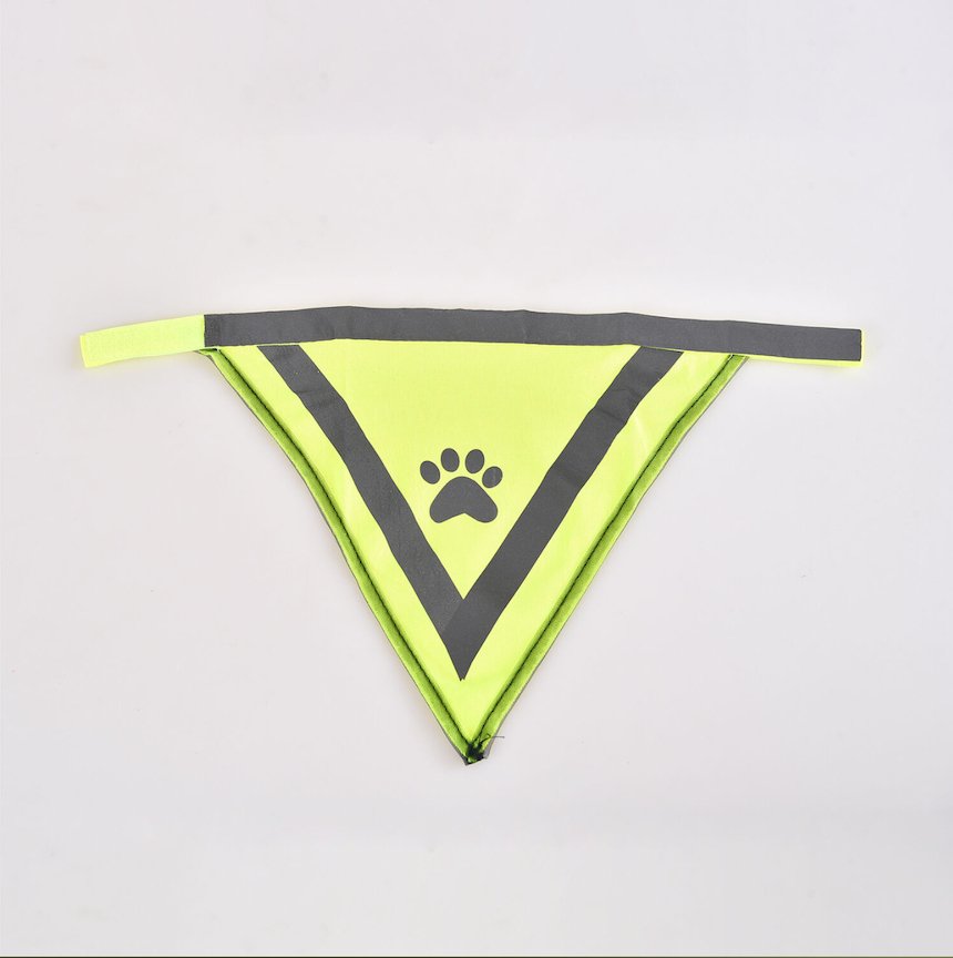 Dog Safety High Vis Reflective Pet Bandana - CuPooch