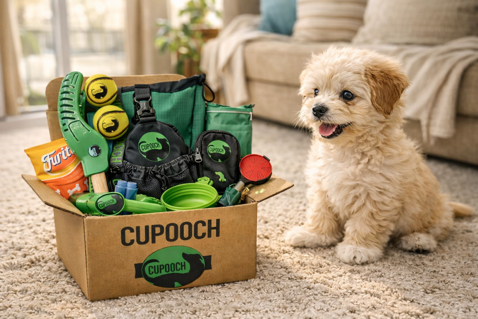 CuPooch MINI Mystery Box - Welcome Home New Puppy Box - Walk, Play, Bond